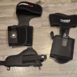 Set Of 3 Different Tactical Black Holsters